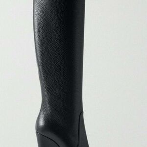 Christian Louboutin Tall SUEDE Wedge boot.